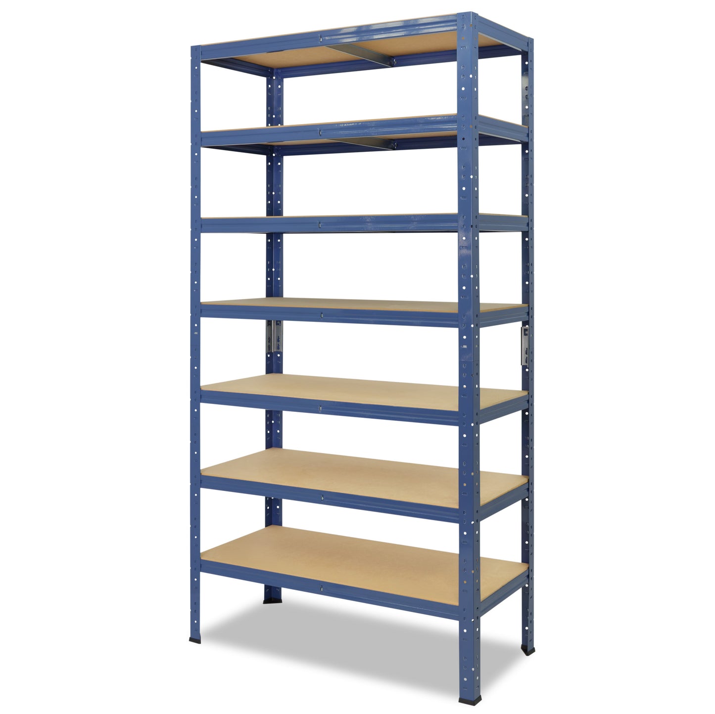 shelfplaza HOME Schwerlastregal 200x100x45 cm blau mit 7 Böden