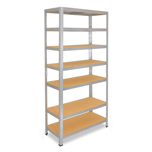 shelfplaza HOME Schwerlastregal 180x110x45 cm verzinkt mit 7 Böden