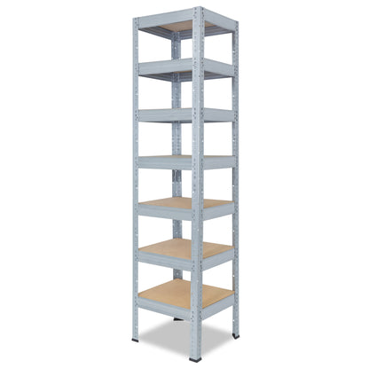 shelfplaza PRO Schwerlastregal 200x50x50 cm verzinkt mit 7 Böden