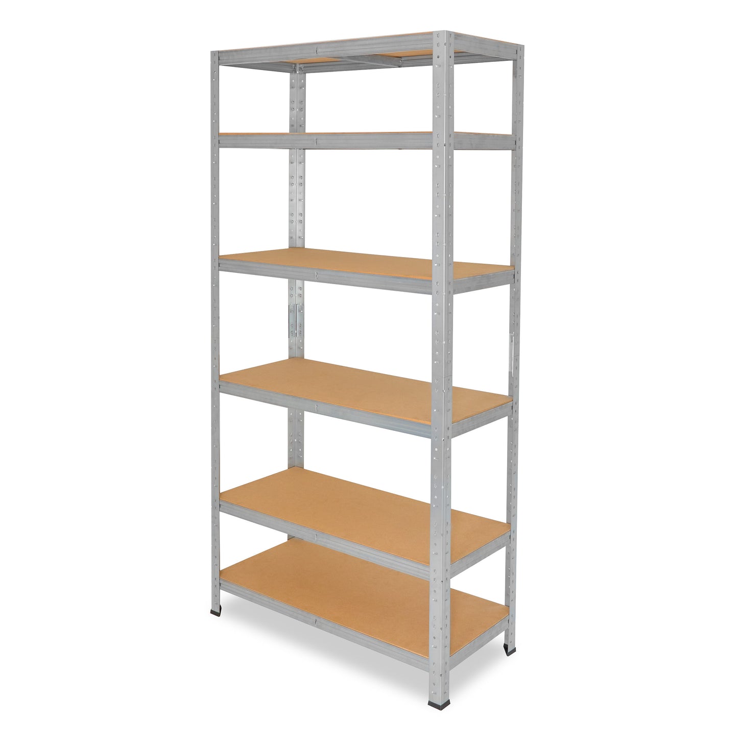 shelfplaza HOME Schwerlastregal 200x50x45 cm verzinkt mit 6 Böden