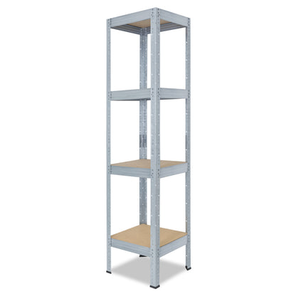 shelfplaza PRO Schwerlastregal 200x40x40 cm verzinkt mit 4 Böden