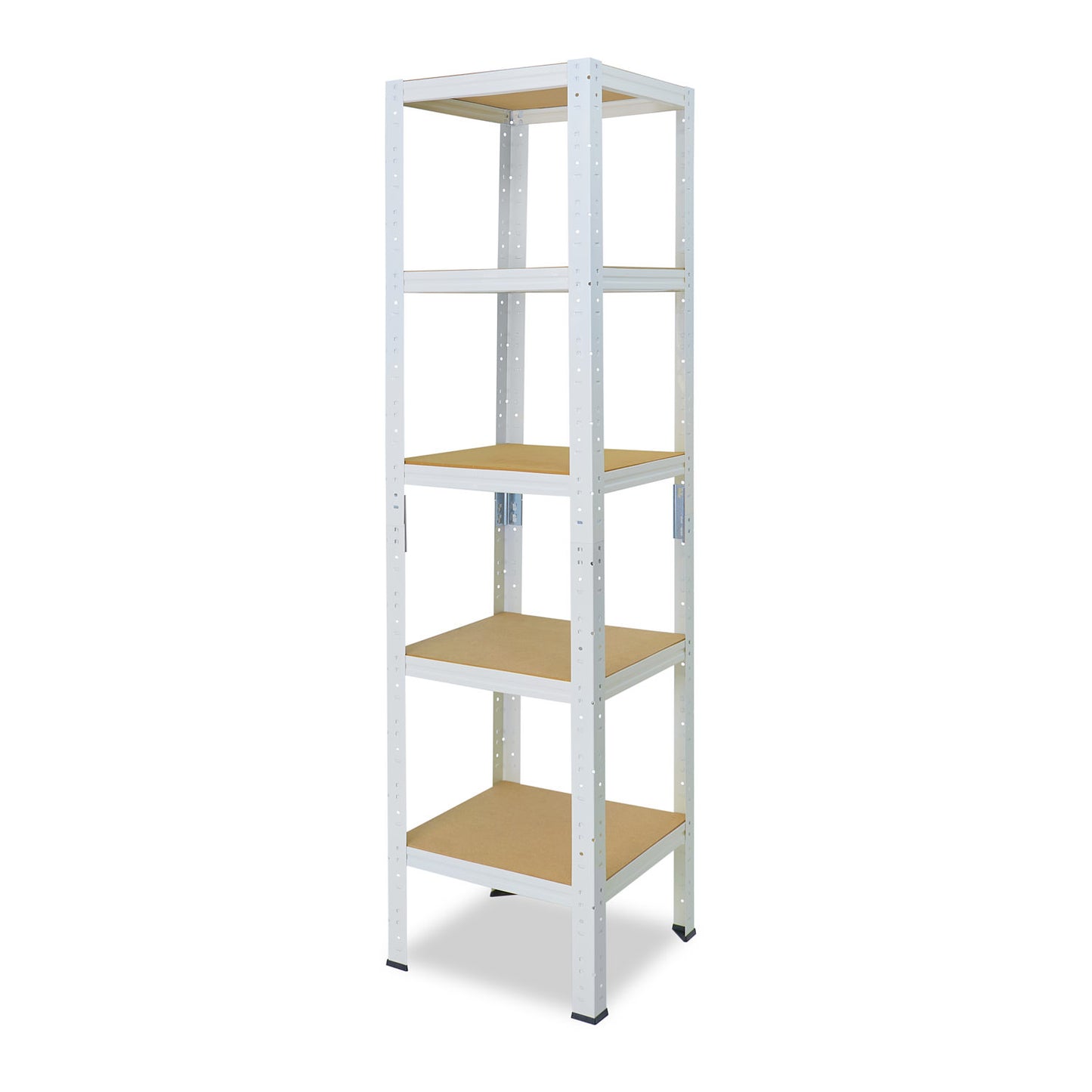 shelfplaza HOME Schwerlastregal 200x45x45 cm weiß mit 5 Böden