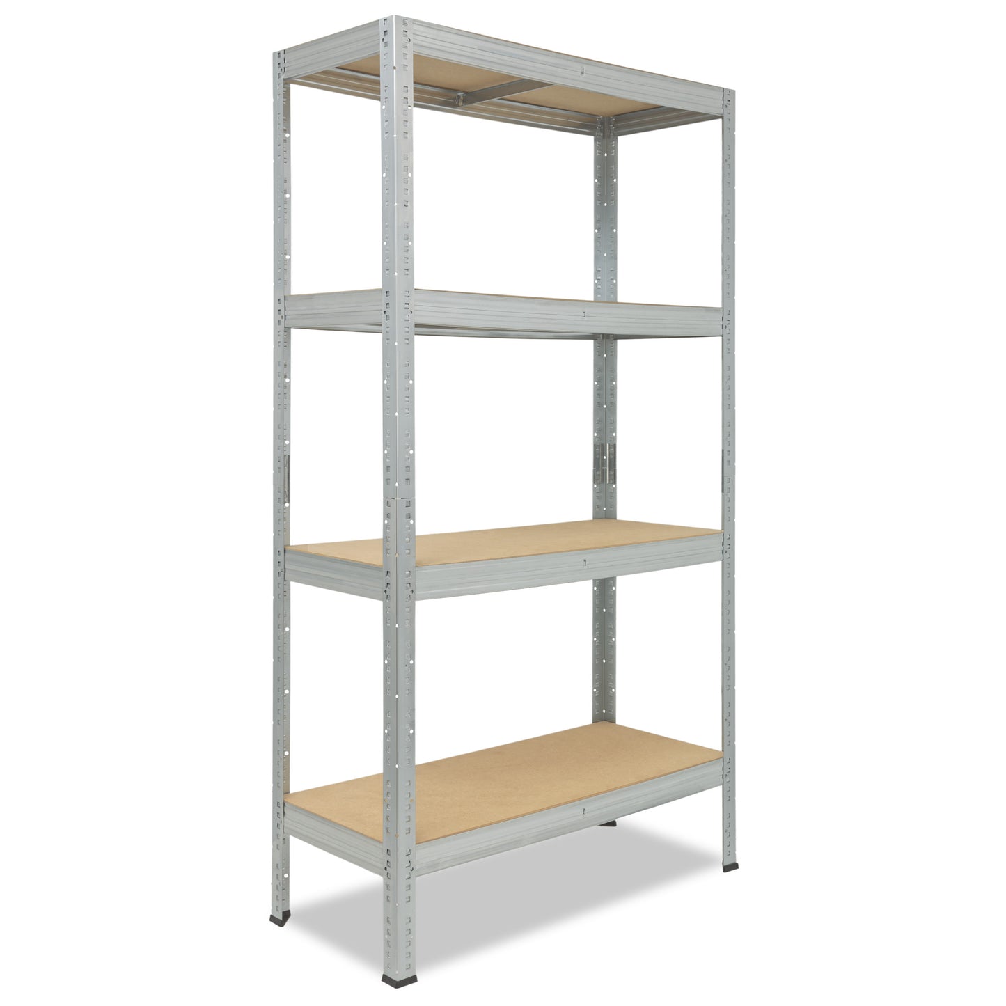 shelfplaza PRO Schwerlastregal 155x40x30 cm verzinkt mit 4 Böden