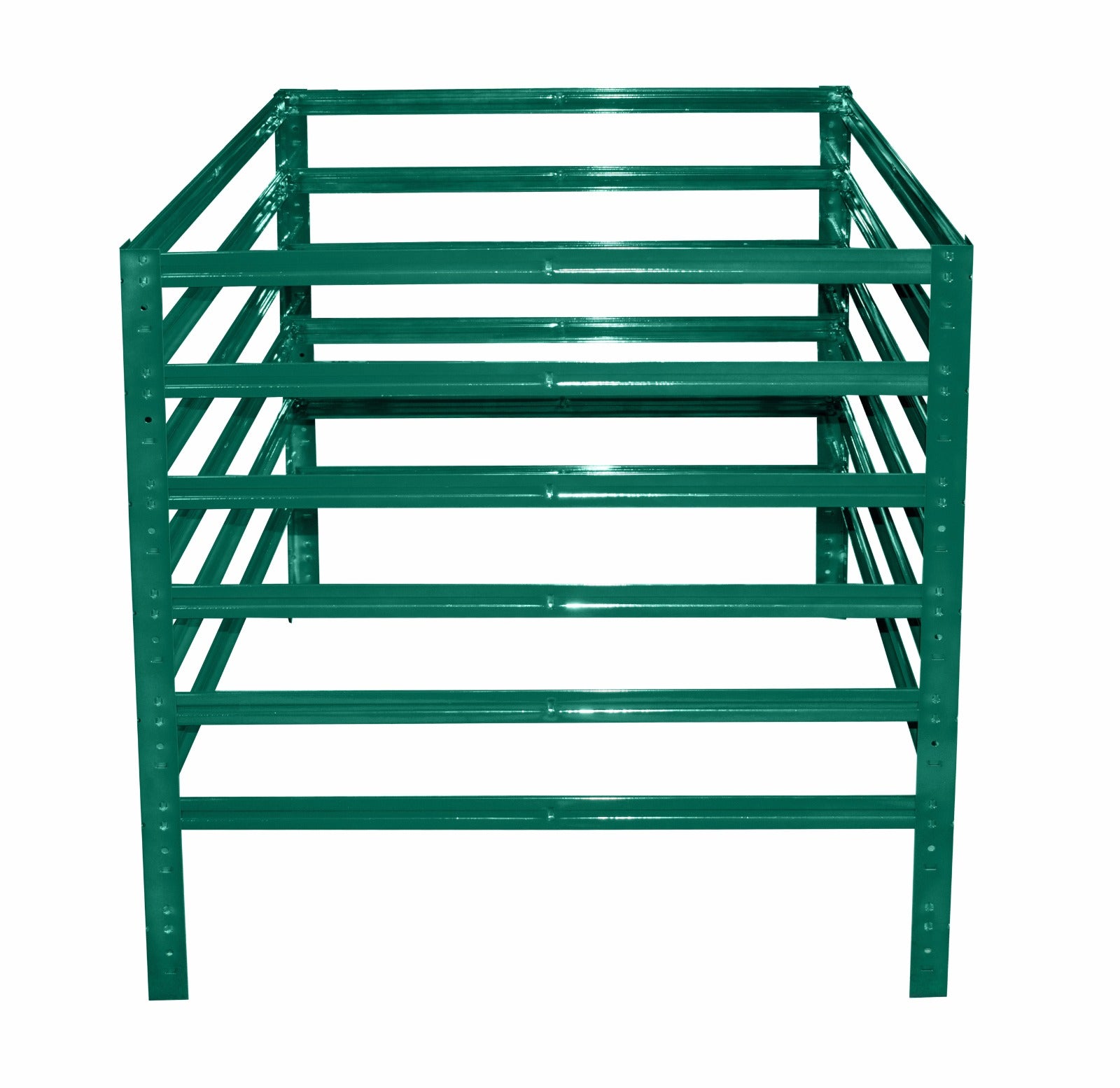 Frontalansicht des Komposter