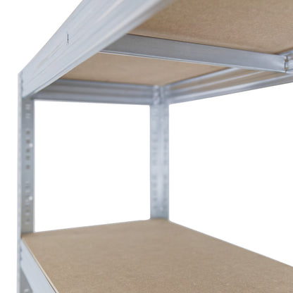 shelfplaza PRO Schwerlastregal 180x80x50 cm verzinkt mit 5 Böden