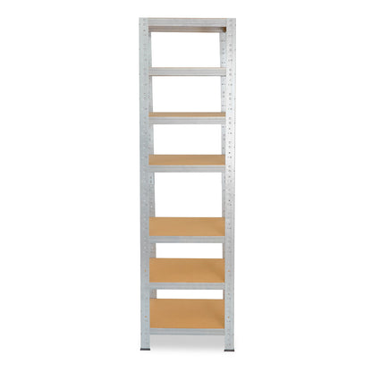 shelfplaza HOME Schwerlastregal 180x40x40 cm verzinkt mit 7 Böden