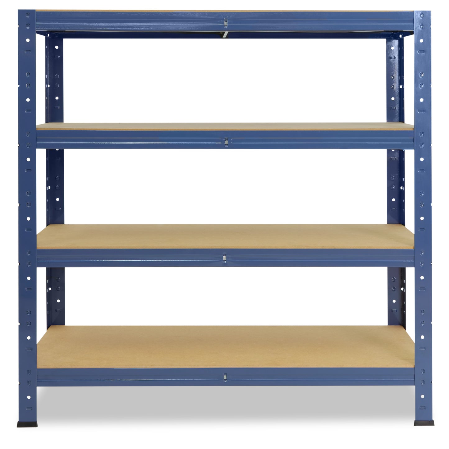 shelfplaza HOME Schwerlastregal 90x60x30 cm blau mit 4 Böden