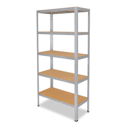 shelfplaza HOME Schwerlastregal 200x90x45 cm verzinkt mit 5 Böden