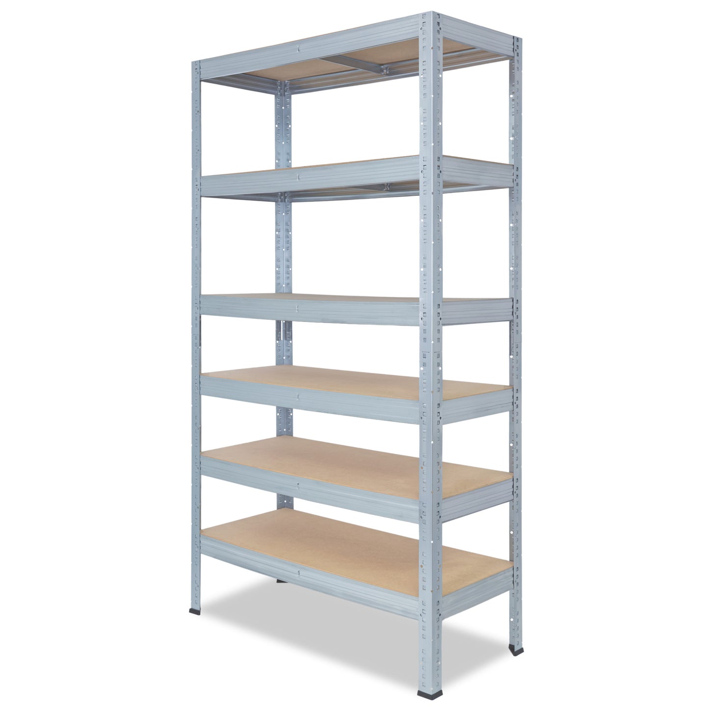 shelfplaza PRO Schwerlastregal 180x60x30 cm verzinkt mit 6 Böden