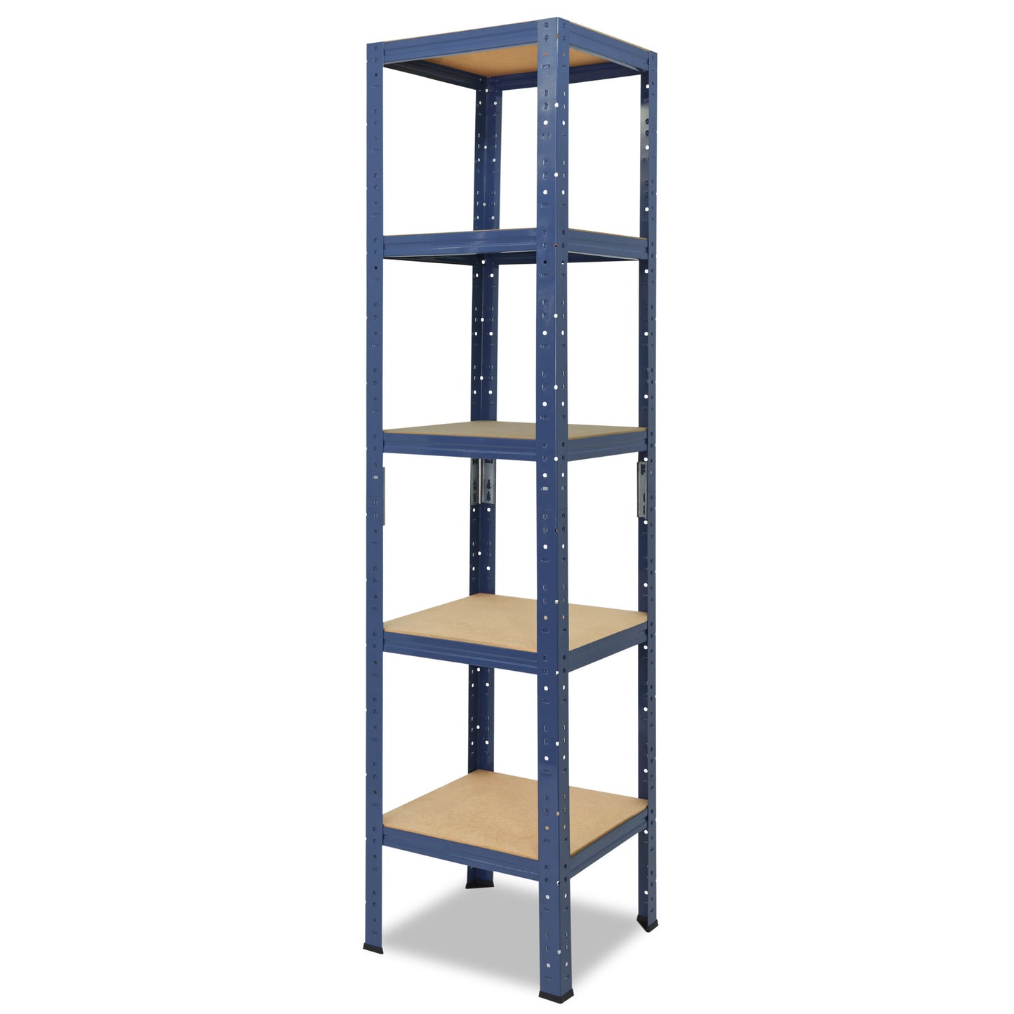 shelfplaza HOME Schwerlastregal 200x50x50 cm blau mit 5 Böden