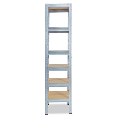 shelfplaza PRO Schwerlastregal 230x30x30 cm verzinkt mit 6 Böden