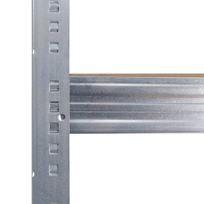 shelfplaza PRO Schwerlastregal 180x80x50 cm verzinkt mit 5 Böden