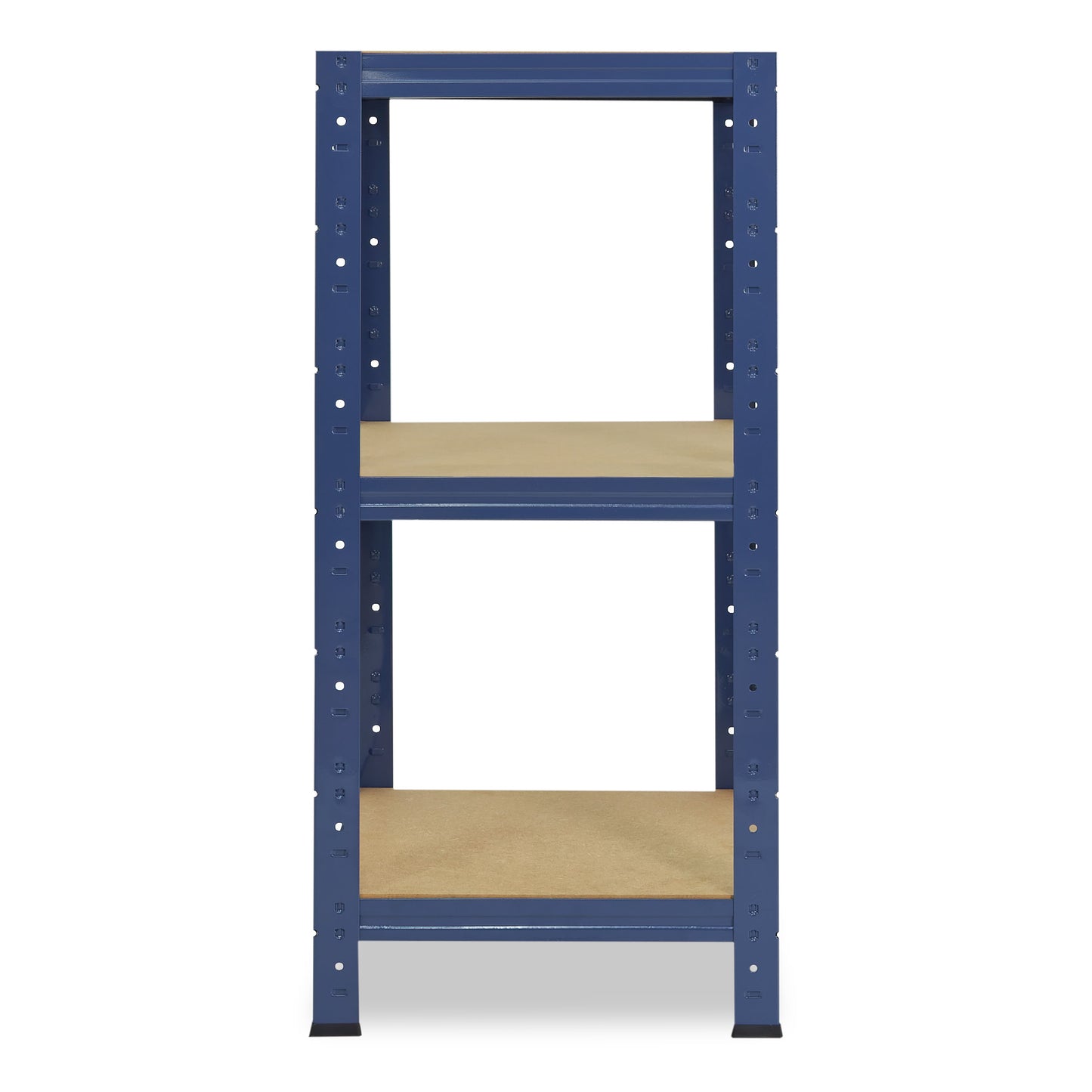 shelfplaza HOME Schwerlastregal 90x30x30 cm blau mit 3 Böden