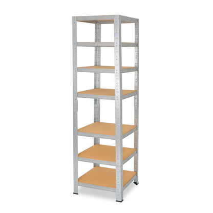 shelfplaza HOME Schwerlastregal 180x40x40 cm verzinkt mit 7 Böden