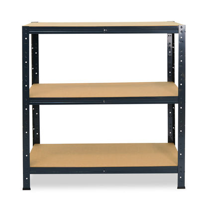 shelfplaza HOME Schwerlastregal 90x60x45 cm anthrazit mit 3 Böden