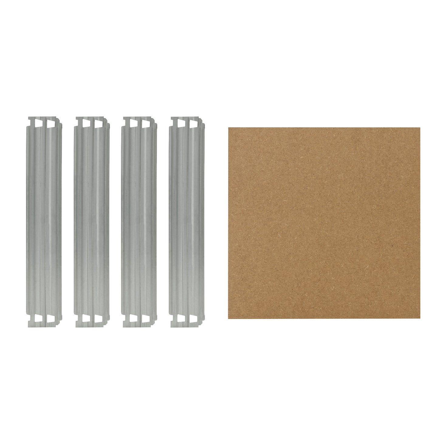 shelfplaza PRO Fachboden-Set 45x45 cm verzinkt