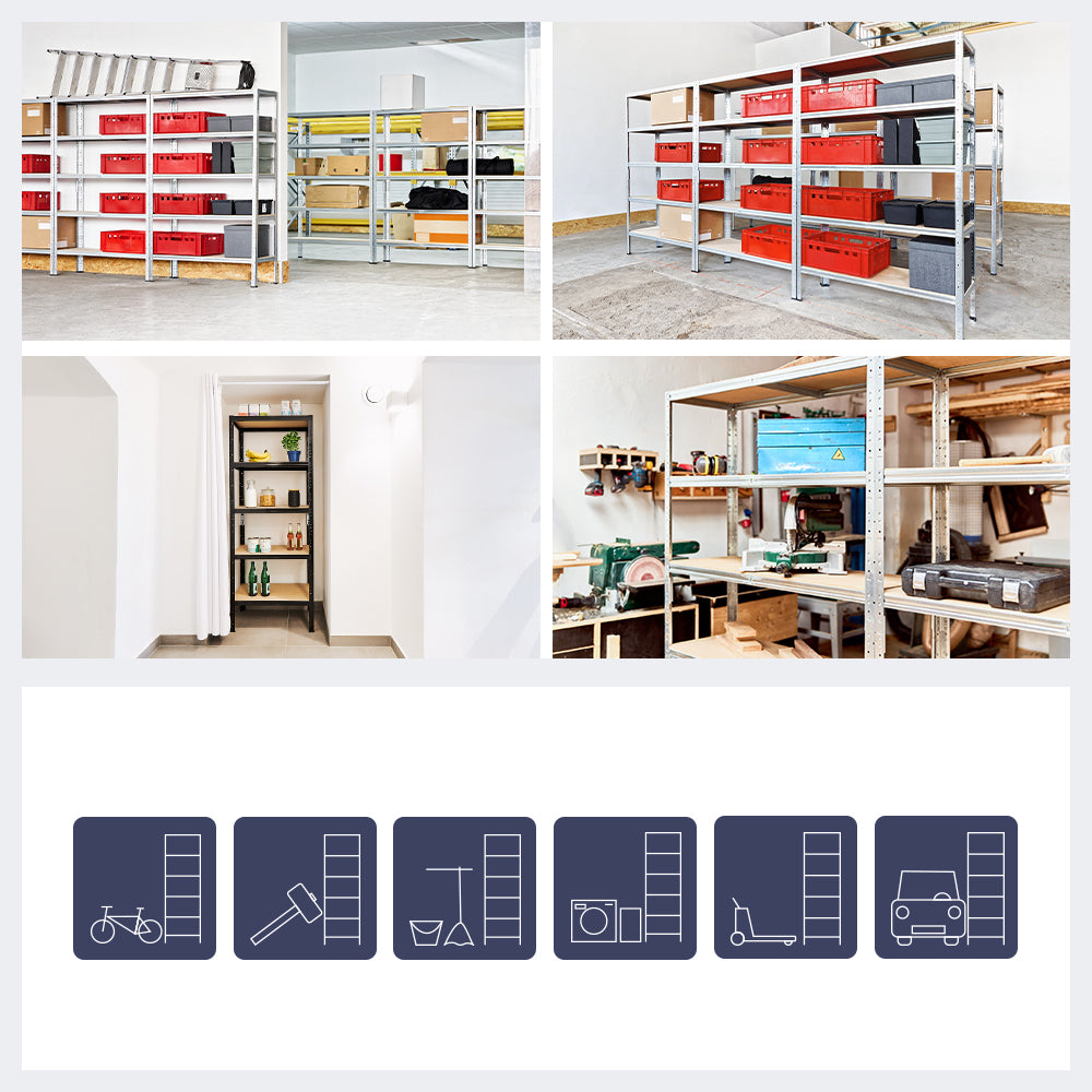 verschiedenste Anwendungsmöglichkeiten: Keller, Garage, Werkstatt, Wohnzimmer, Abstellraum, Küche, Lager