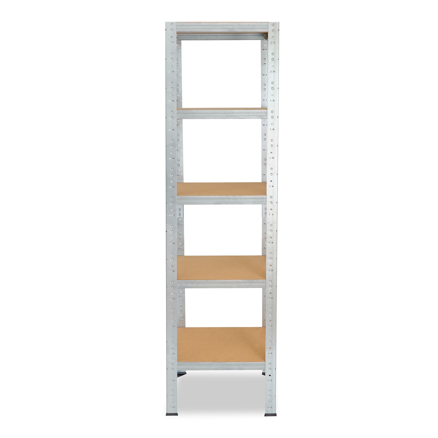 shelfplaza HOME Schwerlastregal 155x45x45 cm verzinkt mit 5 Böden