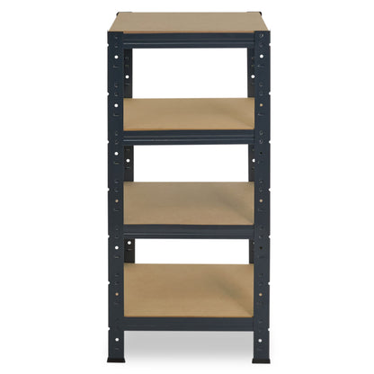 shelfplaza HOME Schwerlastregal 100x60x60 cm anthrazit mit 4 Böden