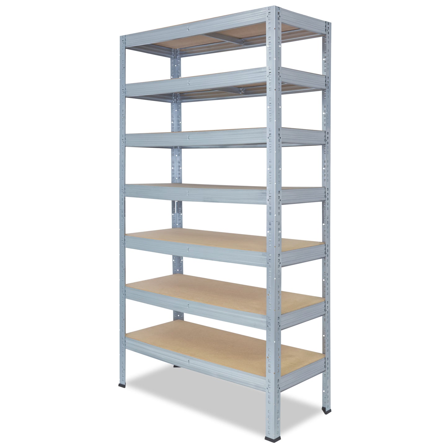 shelfplaza PRO Schwerlastregal 230x100x30 cm verzinkt mit 7 Böden