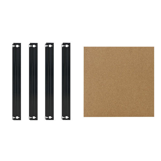 shelfplaza BLACK Fachboden-Set 60x60 cm schwarz