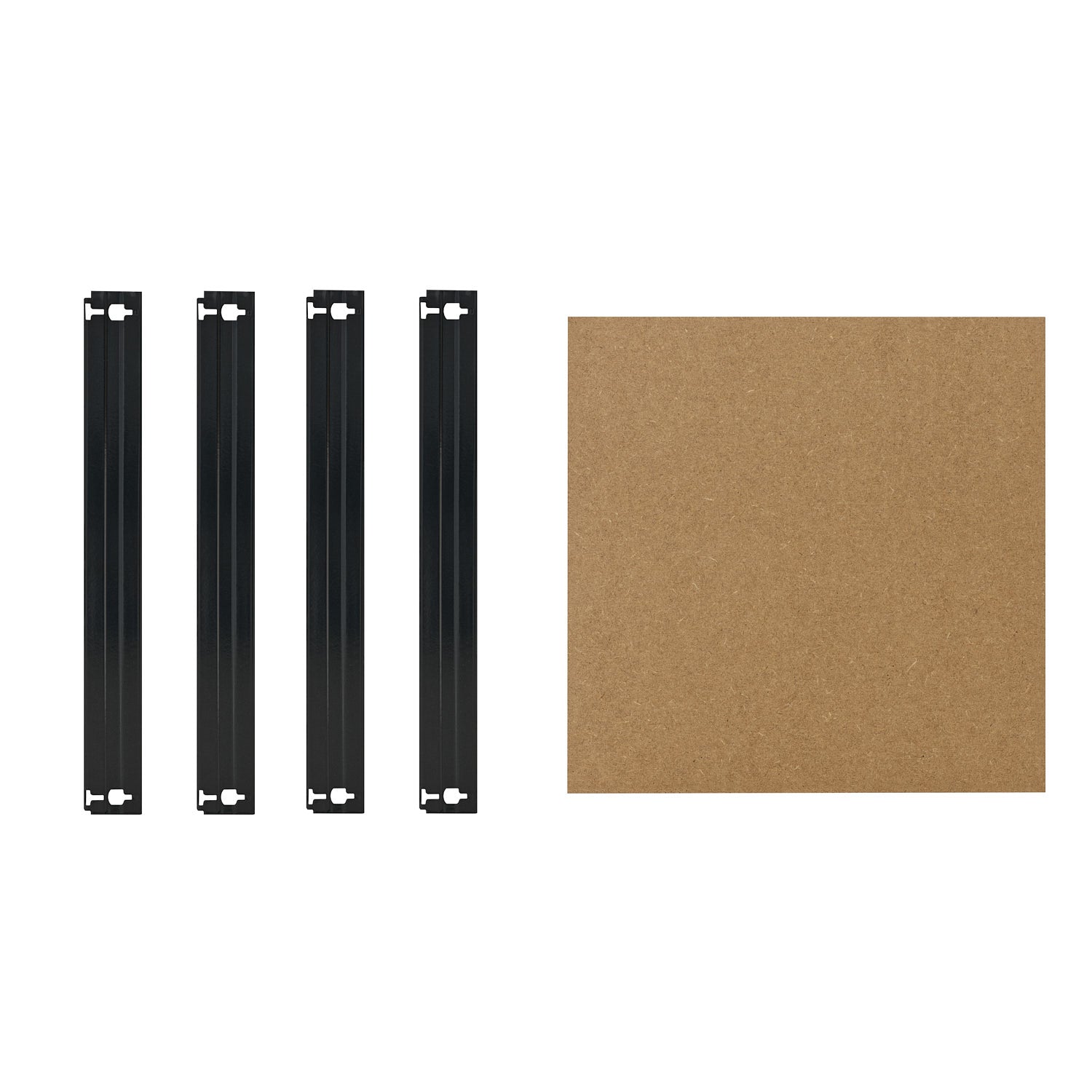 shelfplaza BLACK Fachboden-Set 45x45 cm schwarz