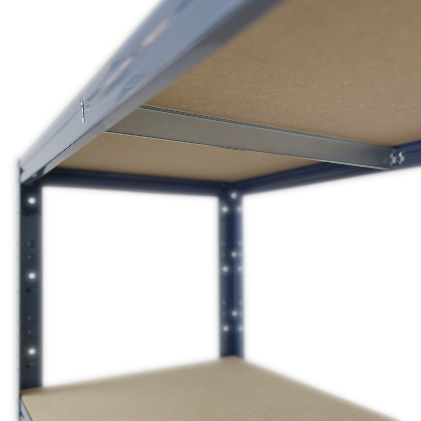 shelfplaza HOME Schwerlastregal 100x40x60 cm blau mit 3 Böden