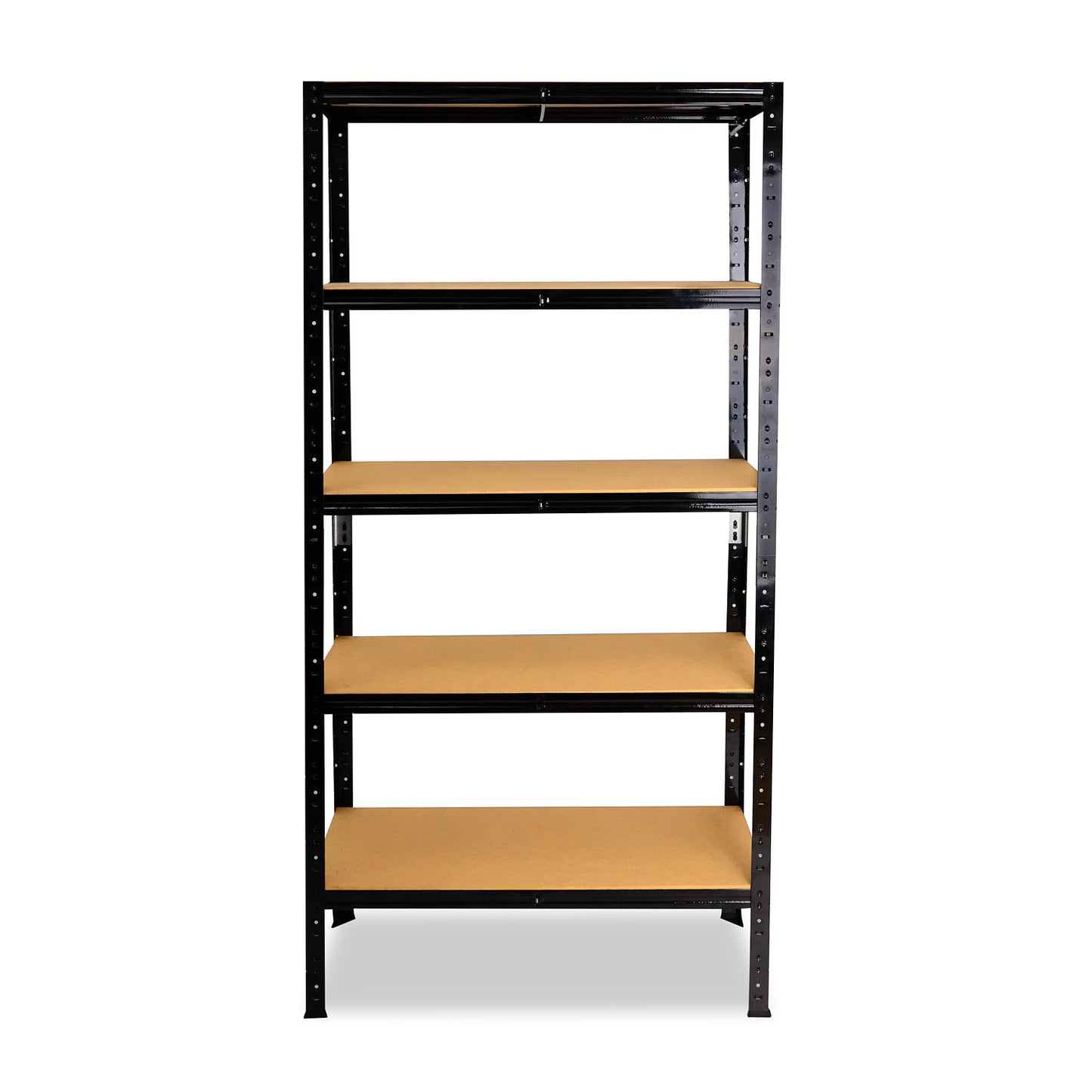 shelfplaza BLACK Schwerlastregal 180x100x40 cm schwarz mit 5 Böden