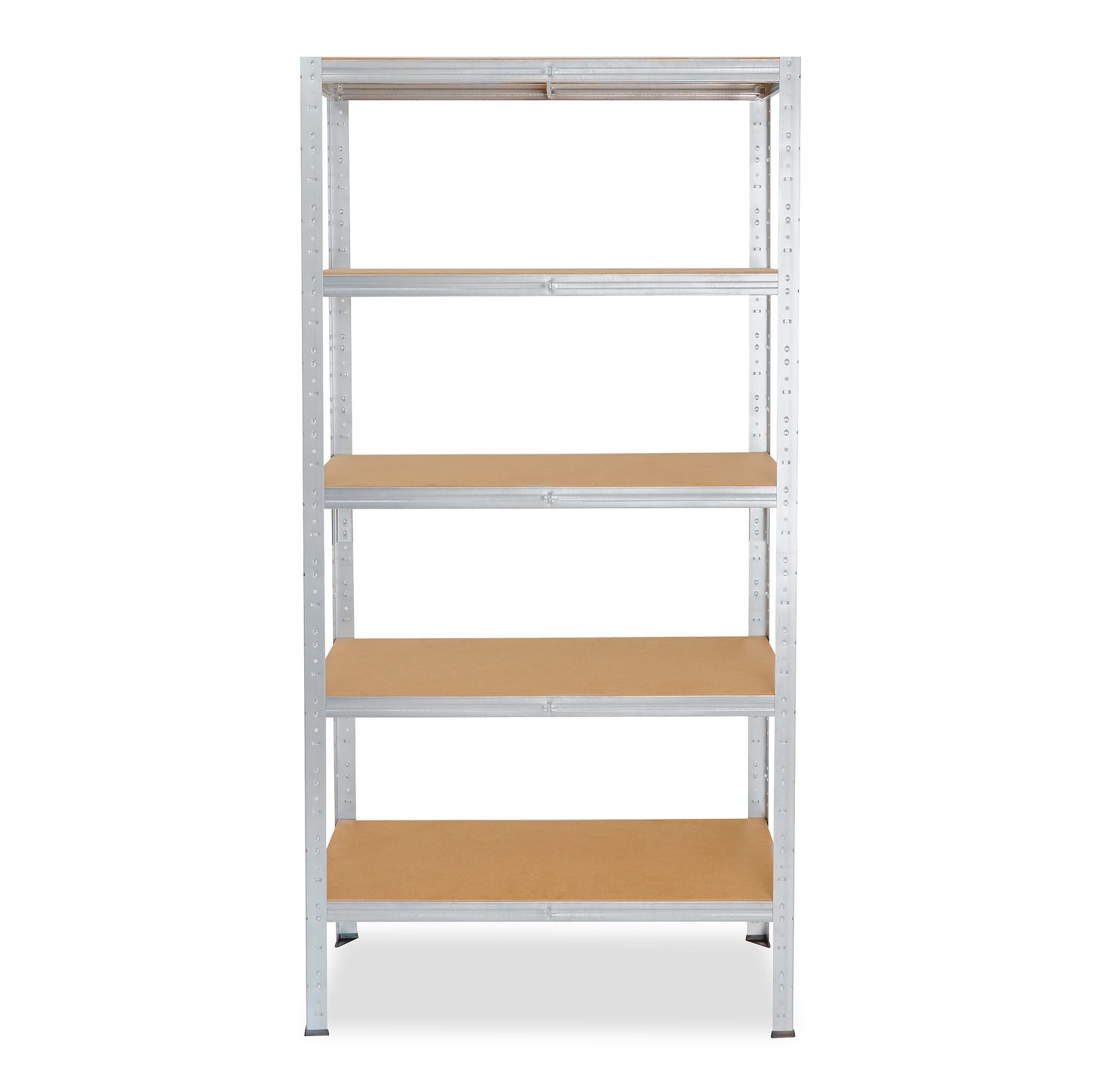 shelfplaza HOME Schwerlastregal 155x80x45 cm verzinkt mit 5 Böden