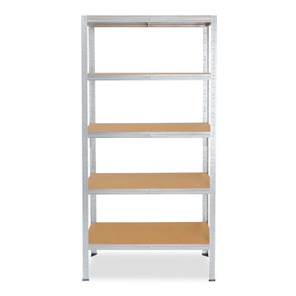 shelfplaza HOME Schwerlastregal 155x80x45 cm verzinkt mit 5 Böden