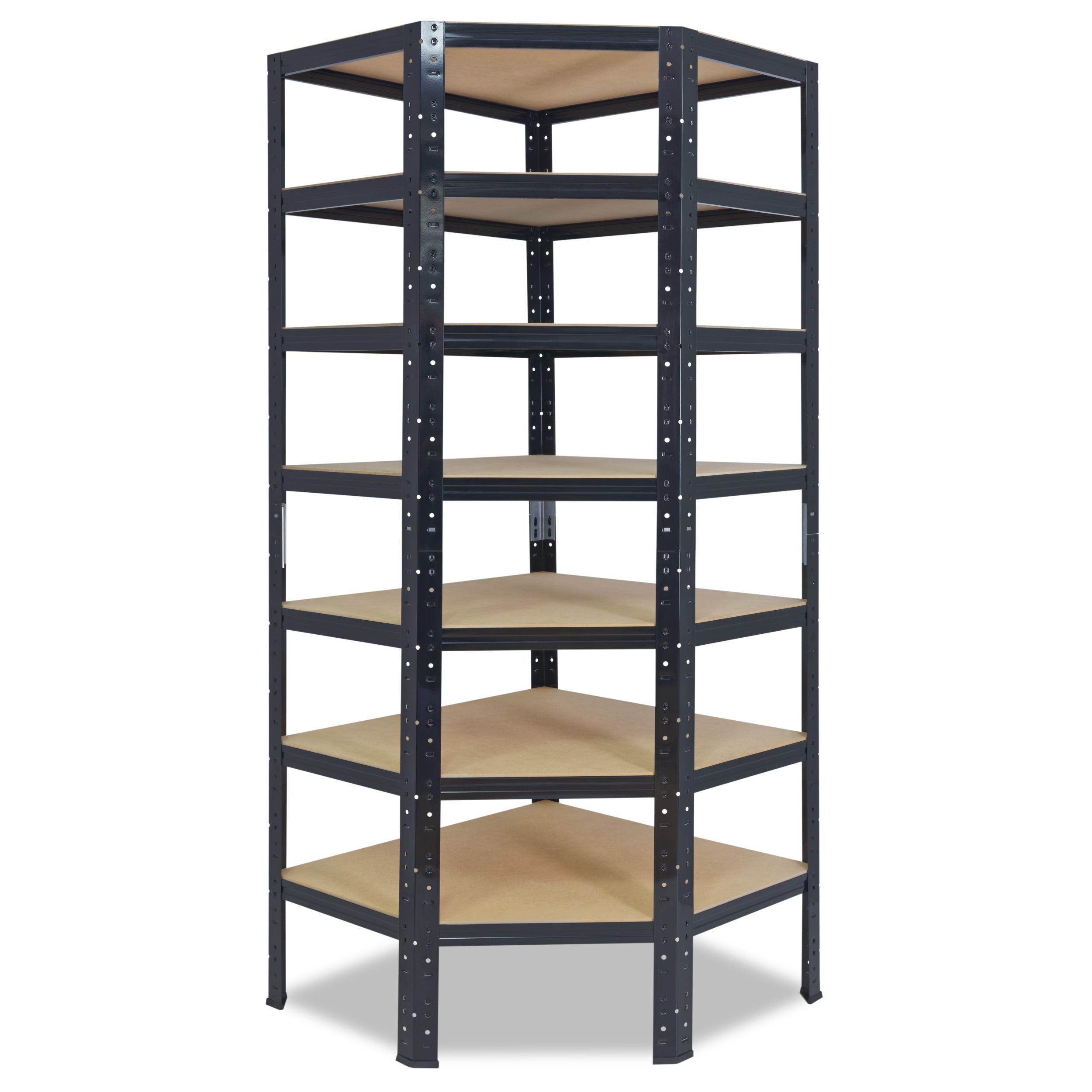 shelfplaza BLACK Eckregal 230x70x45 cm schwarz