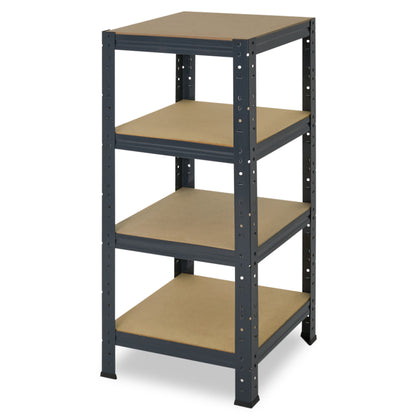 shelfplaza HOME Schwerlastregal 100x60x60 cm anthrazit mit 4 Böden