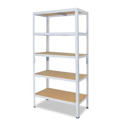 shelfplaza HOME Schwerlastregal 200x130x40 cm weiß mit 5 Böden