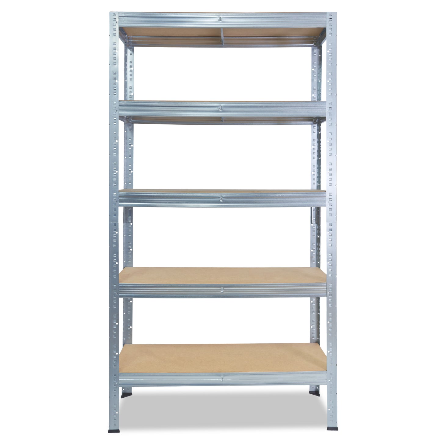 shelfplaza PRO Schwerlastregal 180x80x50 cm verzinkt mit 5 Böden