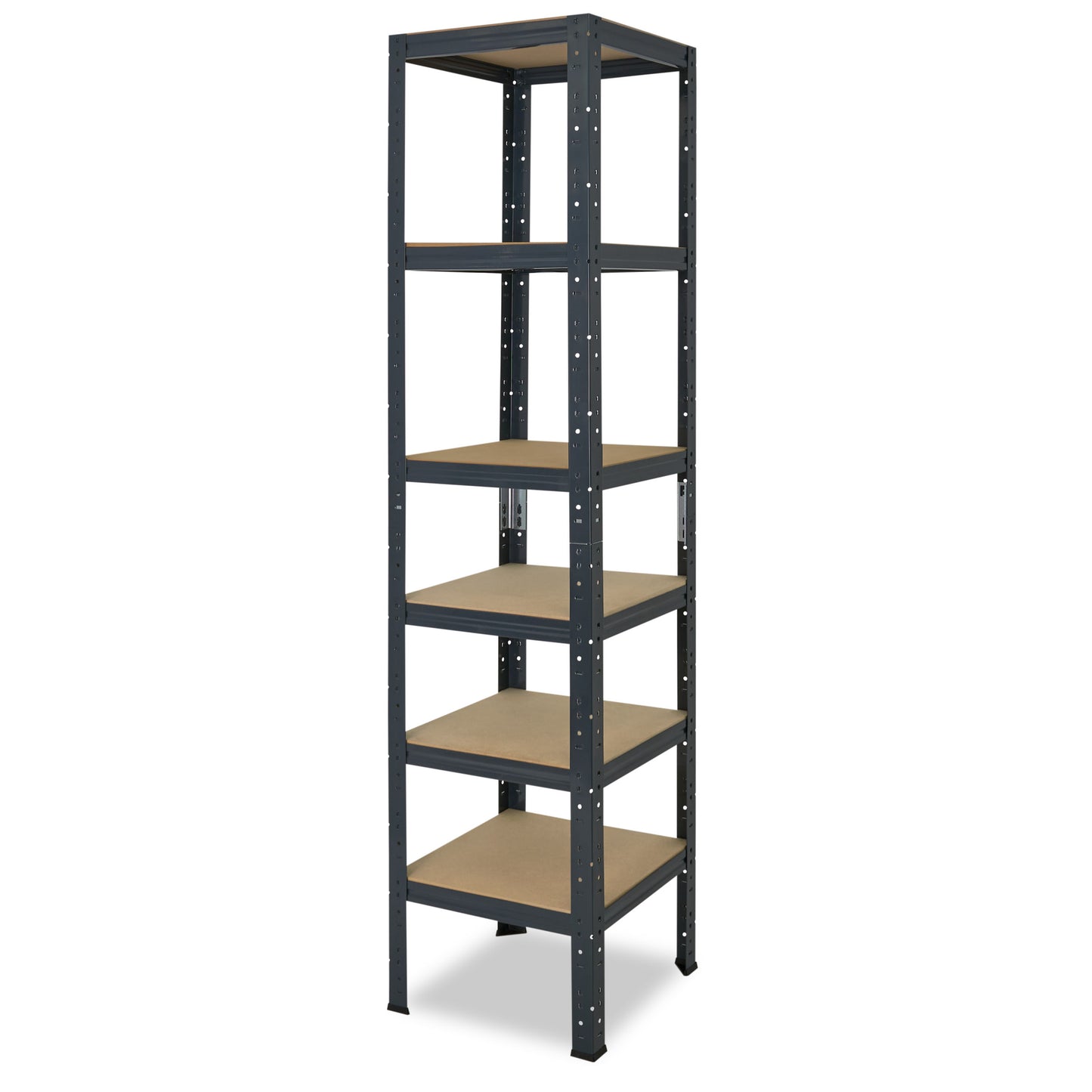 shelfplaza HOME Schwerlastregal 180x40x40 cm anthrazit mit 6 Böden