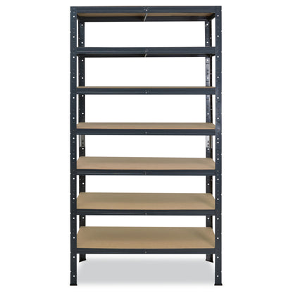 shelfplaza HOME Schwerlastregal 200x60x23 cm anthrazit mit 7 Böden