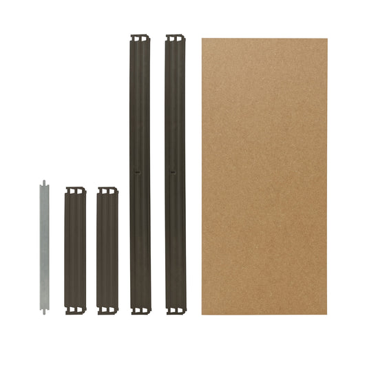 shelfplaza PRO Fachboden-Set 120x40 cm grau