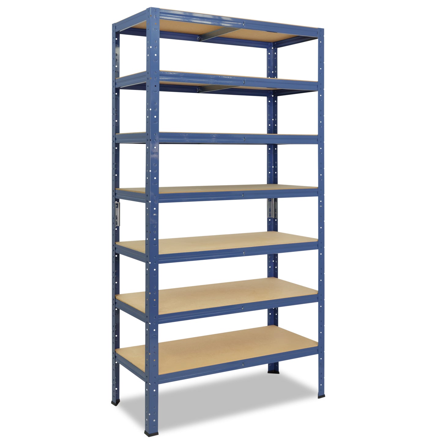 shelfplaza HOME Schwerlastregal 200x120x60 cm blau mit 7 Böden