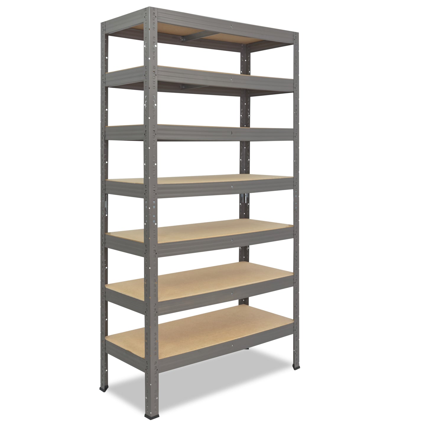 shelfplaza PRO Schwerlastregal 200x70x45 cm grau mit 7 Böden