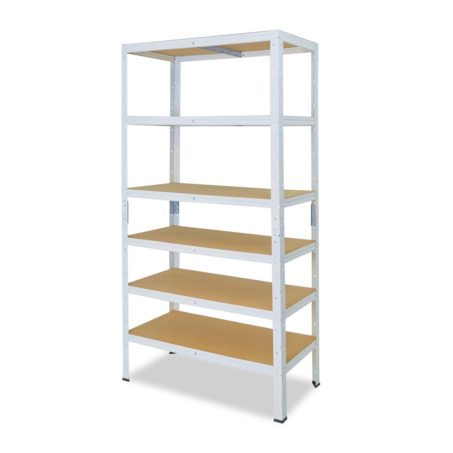 shelfplaza HOME Schwerlastregal 180x80x60 cm weiß mit 6 Böden