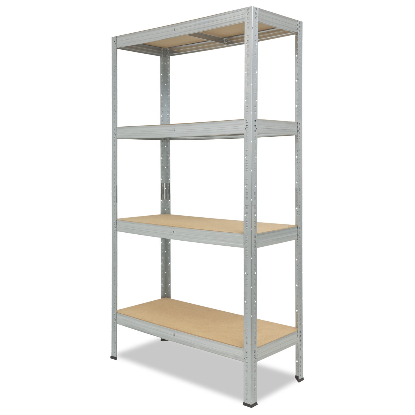 shelfplaza PRO Schwerlastregal 155x40x30 cm verzinkt mit 4 Böden