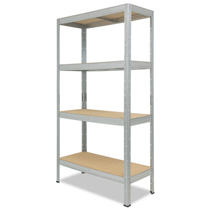 shelfplaza PRO Schwerlastregal 155x130x50 cm verzinkt mit 4 Böden