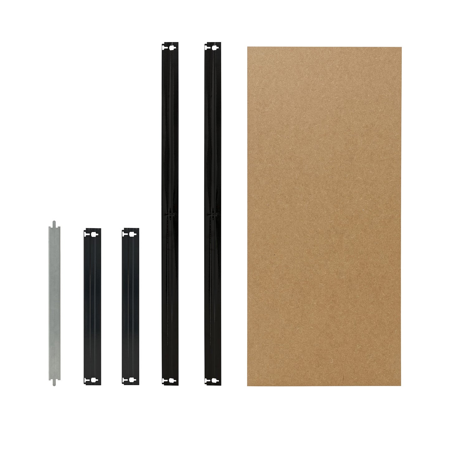 shelfplaza BLACK Fachboden-Set 90x40 cm schwarz