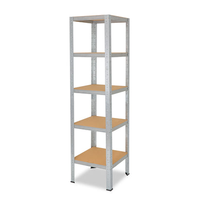 shelfplaza HOME Schwerlastregal 180x45x45 cm verzinkt mit 5 Böden