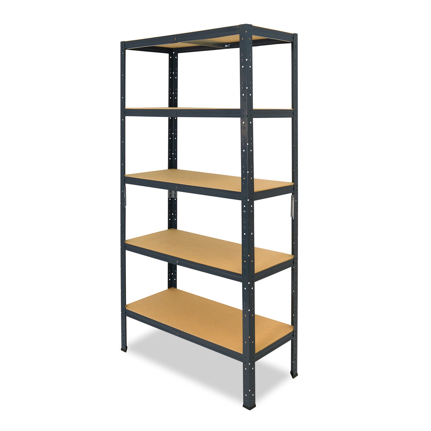 shelfplaza HOME Schwerlastregal 200x50x45 cm anthrazit mit 5 Böden