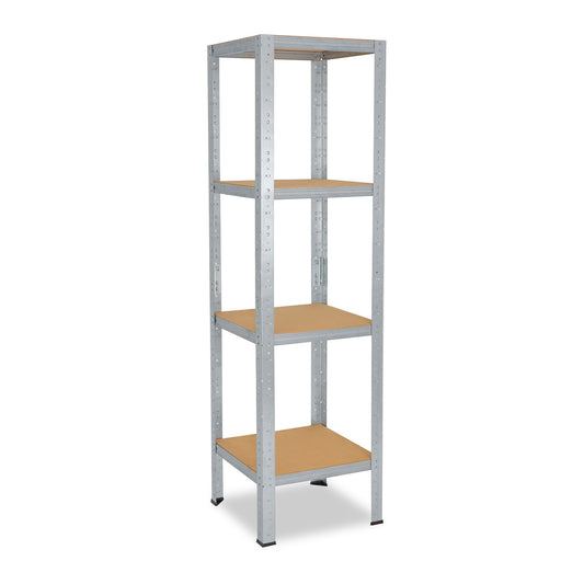 shelfplaza HOME Schwerlastregal 200x40x40 cm verzinkt mit 4 Böden