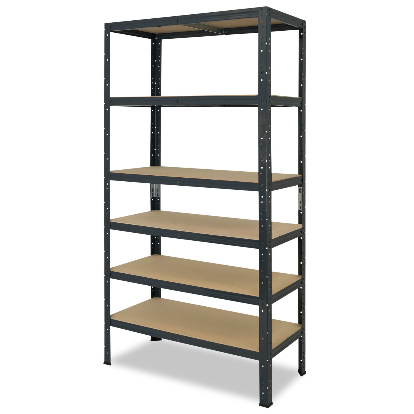 shelfplaza HOME Schwerlastregal 200x130x45 cm anthrazit mit 6 Böden