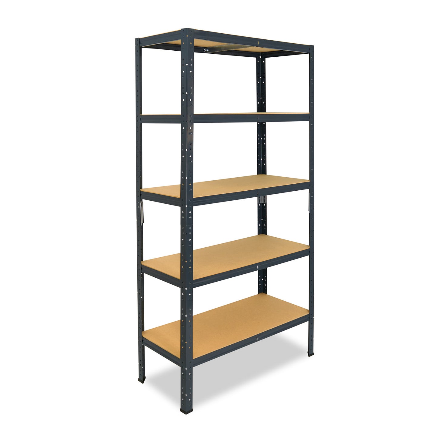 shelfplaza HOME Schwerlastregal 180x40x45 cm anthrazit mit 5 Böden