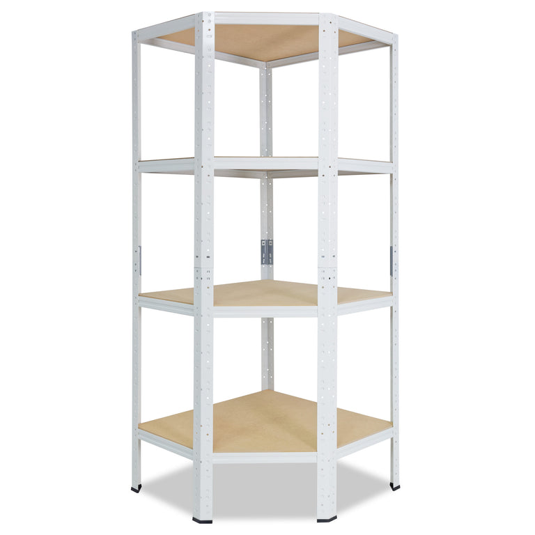 shelfplaza HOME Eckregal 155x90x60 cm weiß