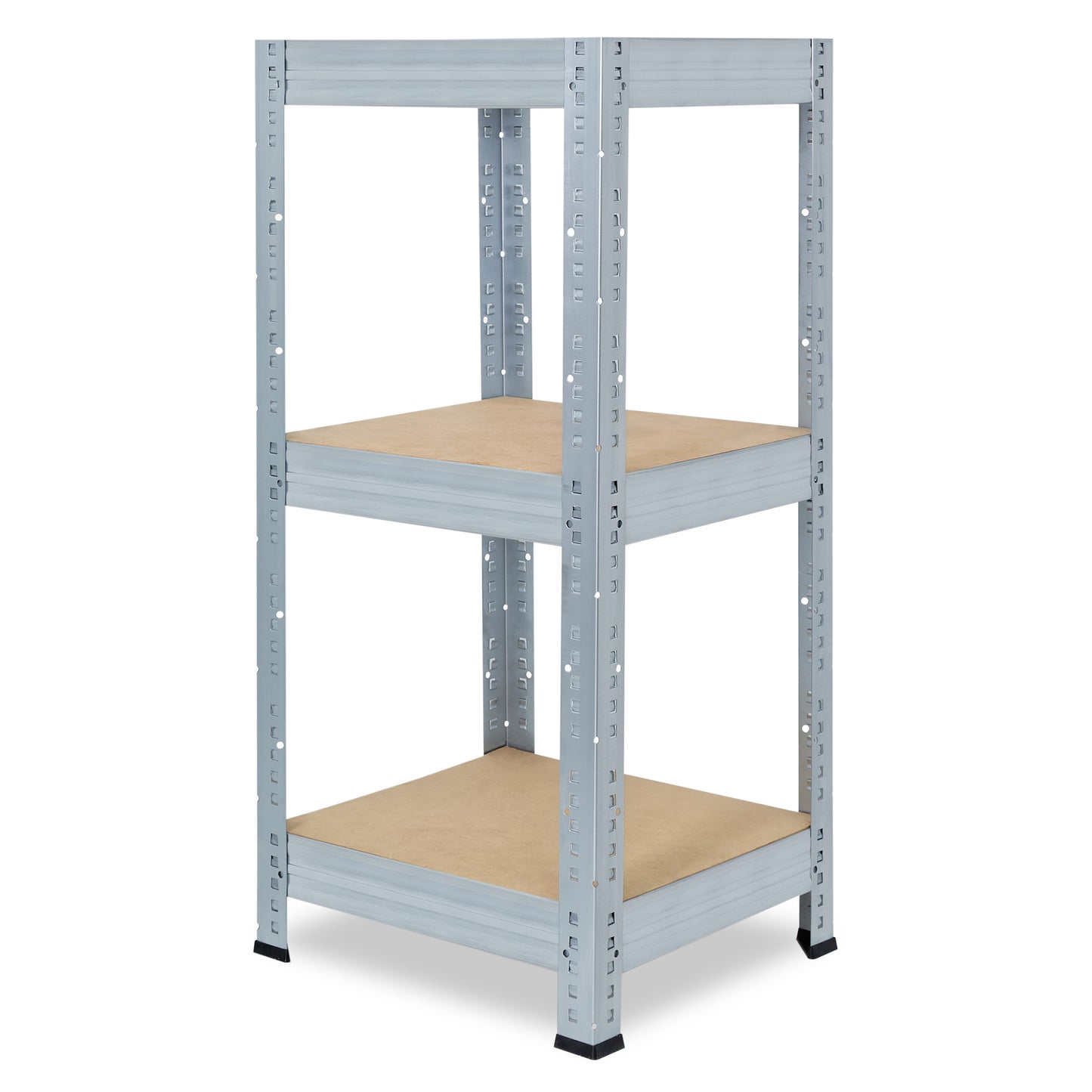 shelfplaza PRO Schwerlastregal 90x45x45 cm verzinkt mit 3 Böden